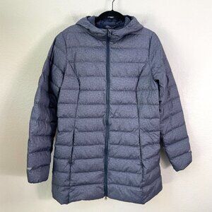 Eddie Bauer Womens Small Packable EB 650 Down Puffer Hood Jacket Lightweight